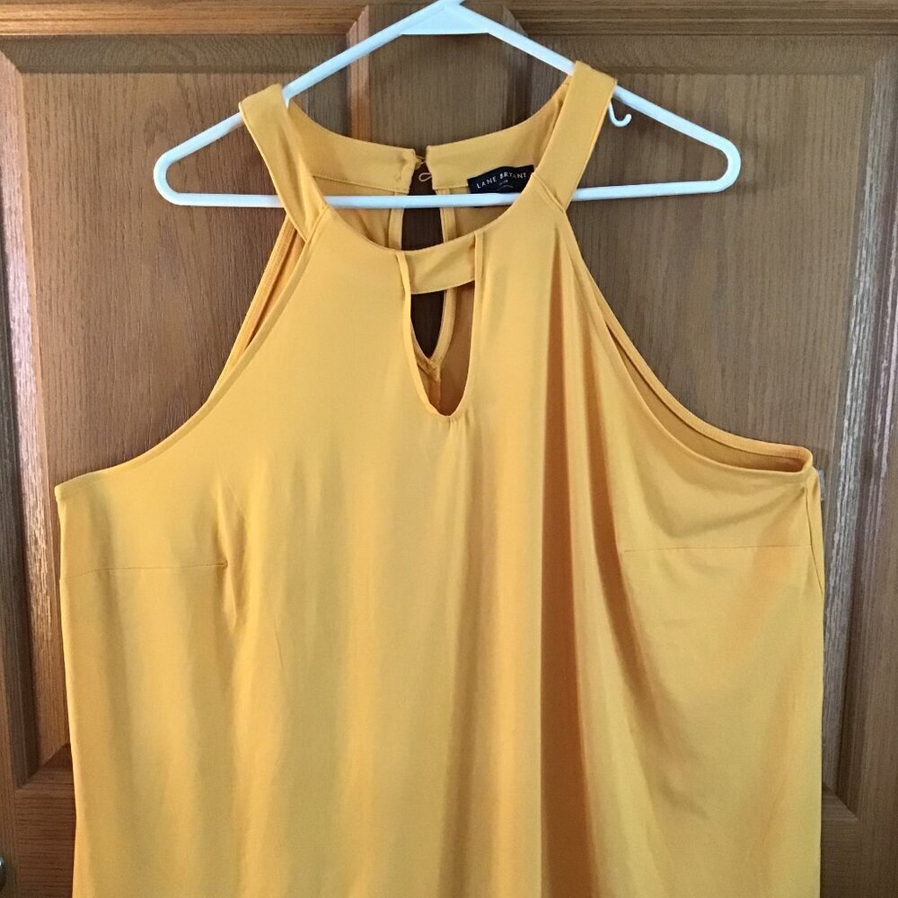 Lane Bryant Gold tank taop